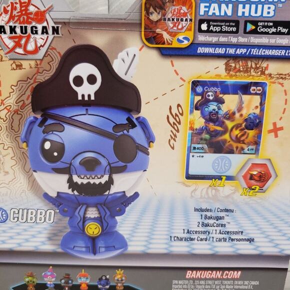 Bakugan Pirate Cubbo Pack Transforming Collectible Action Figure - Picture 5 of 7